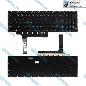 US Laptop Keyboard for MSI GP76 GL76 GE76 GS76 17K1/K2/K3/K4 10UG GT7 Backlit - Picture 1 of 3