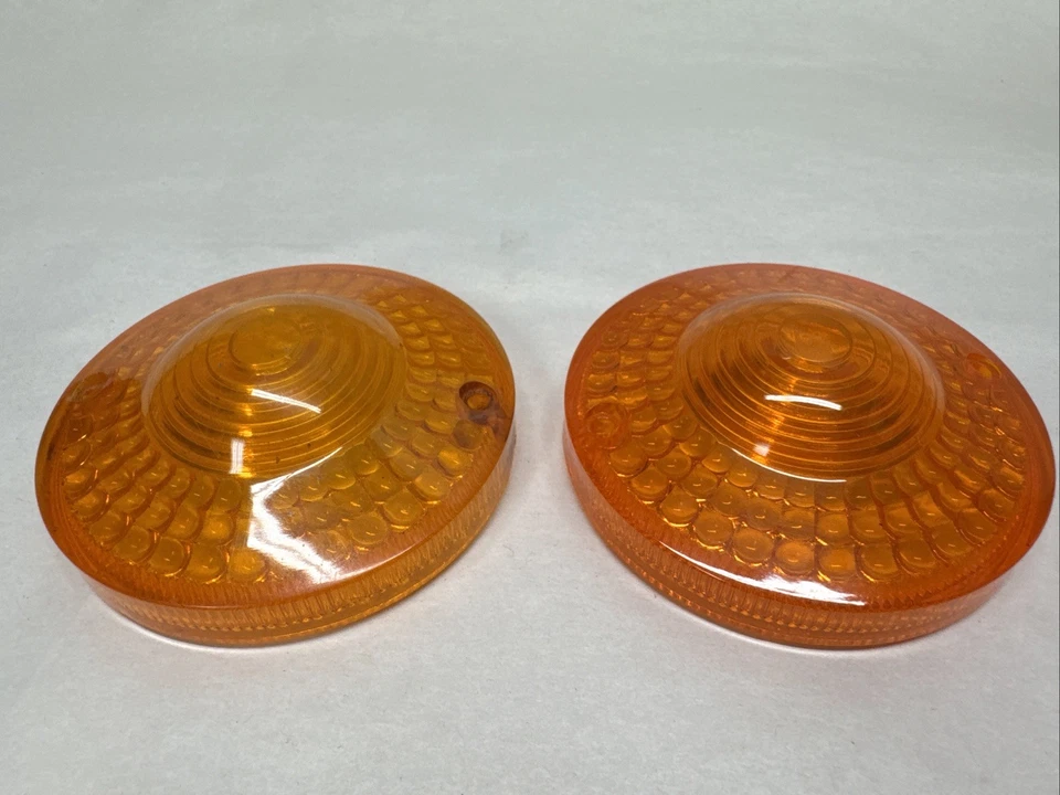 ✅ Lente guiño giratorio Yamaha RD250 RD350 RD400 SR500 TX500 DT RX100 2 piezas NOS *2 Foto 1 de 4