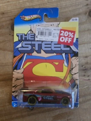 Hot Wheels Superman Man of Steel (2012) Custom Red '11 Camaro Toy Car 3/6 FT7 - Image 1 of 3