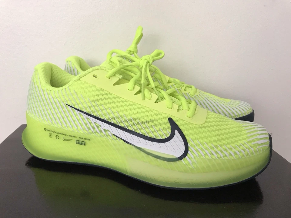 Tênis Nike Court Air Zoom Vapor 11 masculino tamanho 10 amarelo volt DV2014-700 - Imagem 1 de 4