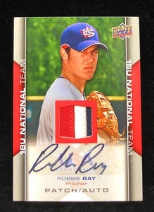 2009 Upper Deck USA Baseball Box Set/99 Robbie Ray 3-Clr Patch Auto Mariners SP - Foto 1 di 2