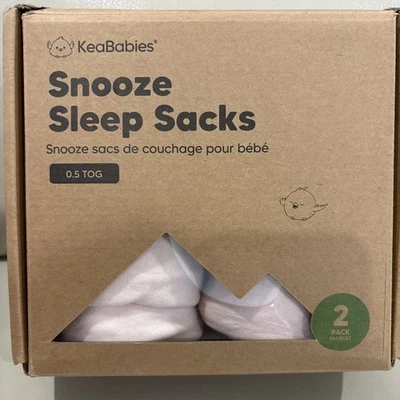 2PK Baby Sleep Sack Organic Cotton Wearable Blanket Swaddle -Pink-Med 6-12 Month - Image 1 of 4