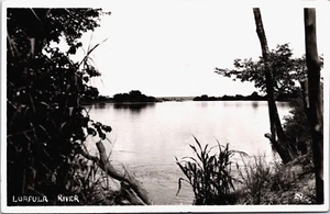 Sudáfrica Río Luapula Zambia Vintage RPPC B217 - Imagen 1 de 2