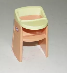Vintage Little Tikes Dollhouse Size High Chair Bany Toddler Ex. cond. - Picture 1 of 5