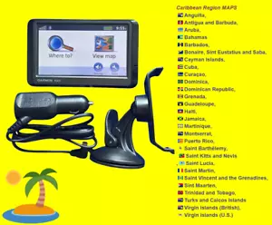 GARMiN GPS 2025 CARRIBEAN MAPS Haiti Jamaica Martinique Montserrat Puerto Rico - Picture 1 of 1
