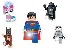 Lego Lampy dziecięce Superbohaterowie Batman Superman Latarka LED Ledlite