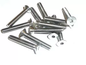 VITE BULLONE TESTA PRESA CSK SVASATA M5x0,8x30 M5x30 M5 x 30 Titanio Gr5 - Foto 1 di 20
