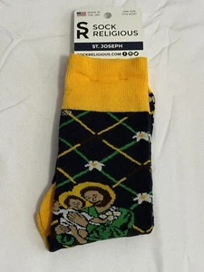 NWT St. Joseph Catholic Sock Religious Unisex Socks - Picture 1 of 5