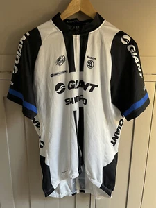 Camiseta ciclista Giant Shimano Team para hombre | Blanco/Negro/Azul | 2XL | - Imagen 1 de 6