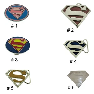 Superman Belt Buckles Super DC Comics Kids Boys Girls Original Cosplay Halloween - Picture 1 of 39