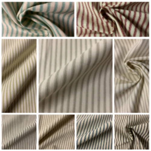 54" wide Ticking Fabric For Slip Covers By The Yard 100% Cotton - Made in USA - Image 1 of 1