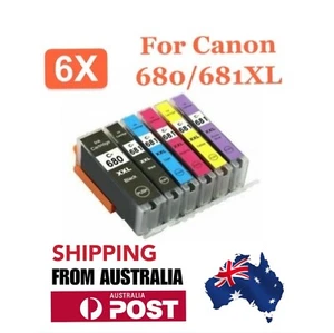 6x Ink Cartridges PGI-680 CLI-681 XXL For Canon TS8160 TS8260 TS8360 TS9160 6360 - Picture 1 of 3