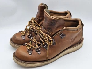 DANNER Tramline 54304 Brown Leather Hiking Boots Womens Size 7 M MADE IN USA - Picture 1 of 11