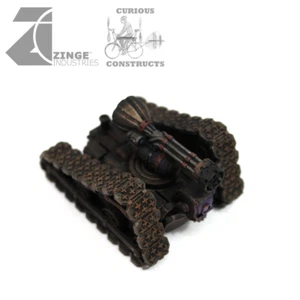 Zinge Industries Steampunk Tracked Mobile Gun Platforms + Guns X3 S-ART10 A - Picture 1 of 23