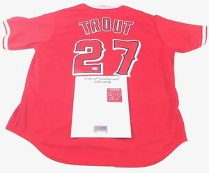 Mike Trout signed jersey PSA/DNA Auto 10 Los Angeles Angels LOA - Picture 1 of 3