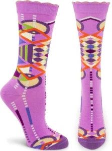 Frank Lloyd Wright Drink (Violet) Womens Socks - Picture 1 of 1