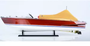 1955 Chris Craft Cobra 21 Fuß Runabout Holz Modell 33" Schnellboot Mahagoni Neu - Bild 1 von 14