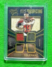COREY COLEMAN QUAD PATCH CARD SP#/249 CLEVELAND BROWNS 2016 BLACK GOLD FOOTBALL 