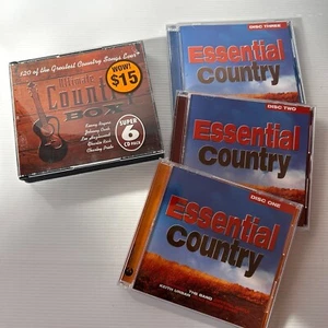 Ultimate Country Box 6-CD Set Box 1999 Essential Country 3-CD Set 2006 Bundle - Picture 1 of 12