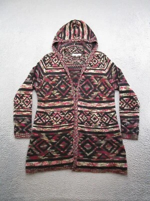 Cárdigan con Capucha Absolutamente Famoso Frente Abierto Azteca Suroeste Talla XL Colorido Foto 1 de 4