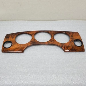 98-03 Jaguar XJ8 XJR VDP X308 Dash Instrument Cluster Facia Veneer OEM Woodgrain - Imagen 1 de 19