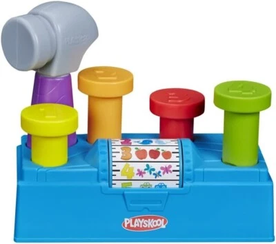 Playskool Tap 'n Spin Tool Bench Activity Toy Toolbox Toddler learning 12+