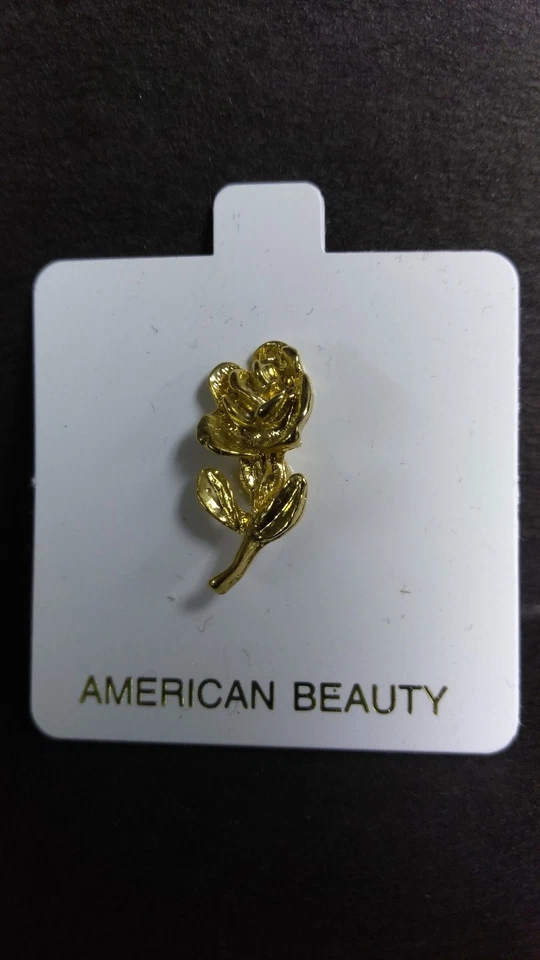 PIN ROSA CHAPADO EN ORO NUEVO Foto 1 de 1