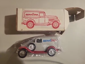 ERTL Diecast ServiStar 1932 Panel Delivery Van Bank 1/25 Scale COA NIOB #1423 - Picture 1 of 7