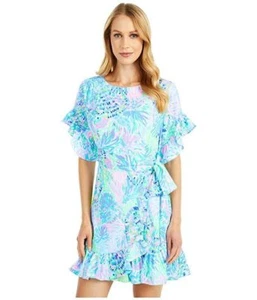 Lilly Pulitzer Darlah Stretchkleid Multi Shell of a Party GRÖSSE 00/0/2/8 - Bild 1 von 3