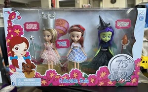 75th Anniversary The Wizard of Oz Glinda Dorothy Toto Wicked Witch 6” Dolls NIB - Picture 1 of 12