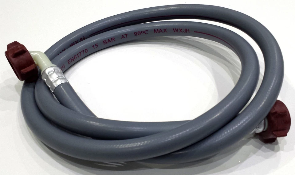 SEI COMPONENTS HEAVY DUTY UNIVERSAL WASHING MACHINE MAX 90 DEG HOT/COLD INLET HOSE 3M W045D