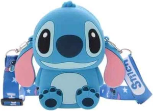 Kawaii Stitch Umhängetasche mit verstellbarem Schultergurt, Handtasche mit Reißverschluss - Bild 1 von 9