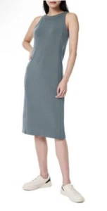 Spanx AirEssentials Sleeveless Tank Midi Dress Dusk Blue Size XS, NEW NWOT, $138 - Picture 1 of 10