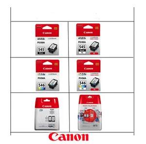 Genuine Canon PG-545/ 545XL & CL-546/ 546XL Ink Cartridges for Pixma MG2450 Lot - Picture 1 of 13