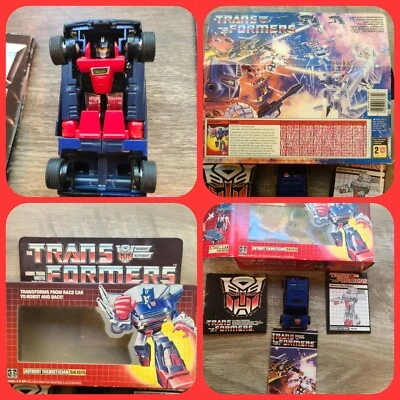 Skids W/ Box 1985 Vintage Hasbro Action Figure G1 Transformers  - Image 1 of 4