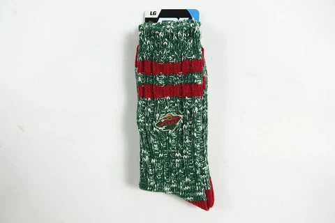 NHL Minnesota Wild, Alpine Crew Socks, Large L Cover