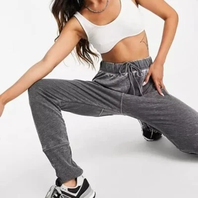 Legging harén todo el día Free People acogedor nuevo con etiquetas en negro lavado talla XS Foto 1 de 4