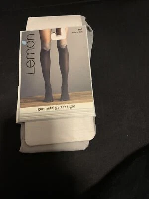 lemon ladies Gunmetal Garter Tight  size M/T - Image 1 of 4