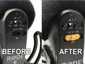 Microfoni Rode compatibili VideoMic Pro ricambio interruttore manopola cursore riparazione - Foto 1 di 2