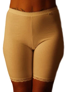 MUTANDA BOXER PANTALONCINO DONNA 95% COTONE ANTISFREGAMENTO COSCE MADE IN ITALY - Picture 1 of 3