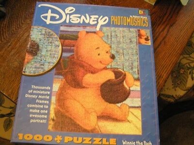 BGI Disney Photomosaics WINNIE The POOH 1026 Pc 27x20" Robert Silvers~~NIOB!! - Image 1 of 4