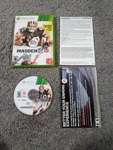 Madden NFL 12 (Microsoft Xbox 360, 2011) CIB Tested & Working! Free Shipping! - Picture 1 of 8