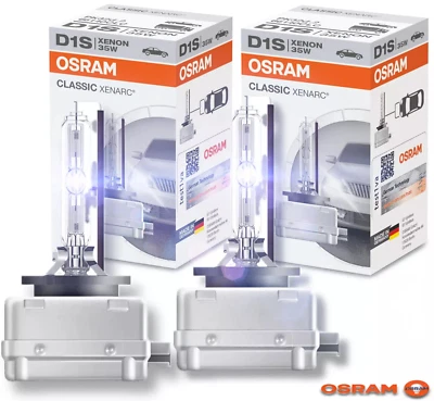 2x OSRAM D1S 66140 XENARC XENON LAMPE CLC ORIGINAL & NEU LED STYLE 2025 - Bild 1 von 2