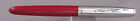 Parker Vintage 21 Inverted Ridge Clip Red Fountain Pen--Used