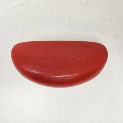 NEW 19v69 Versace Red Oversized Clamshell Sunglasses Travel Hard Case - Image 1 of 2