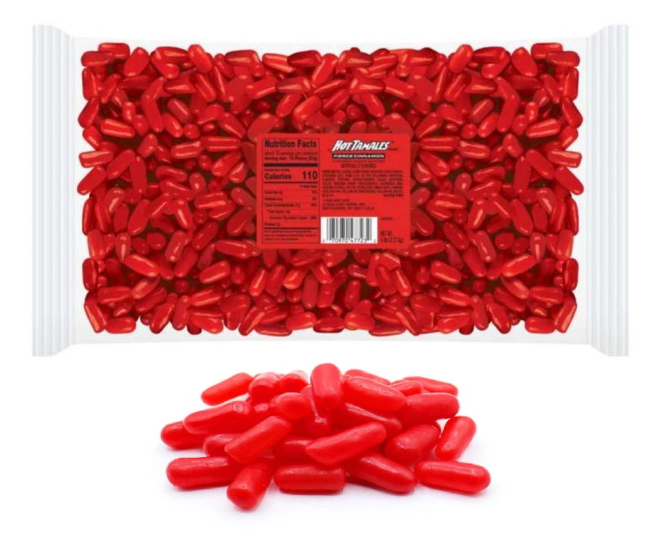 Hot Tamales Cinnamon Candy 4.5 Lbs Bag 460989