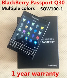 BlackBerry Passport Q30 (SQW100-1) 32GB+3GB 4G Unlocked Smartphone New Sealed - Afbeelding 1 van 23