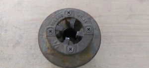 USED TOLEDO #12 1/2" NPT DIE HEAD - CHIPPED TEETH - DROP HEAD TYPE - Picture 1 of 8
