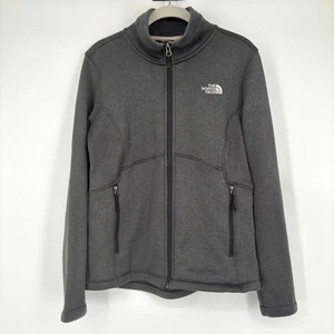 Chaqueta forrada de lana de agave The North Face para mujer talla M gris cremallera completa ropa deportiva - Imagen 1 de 10