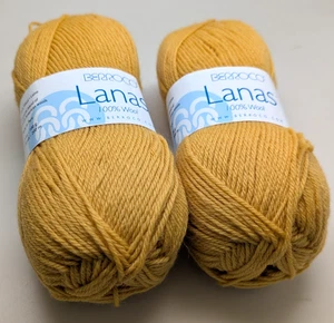 2 matassine abbinate - Berroco Lanas - 100% lana 100g/219 iarde - 9521 Buttercup DS - Foto 1 di 2
